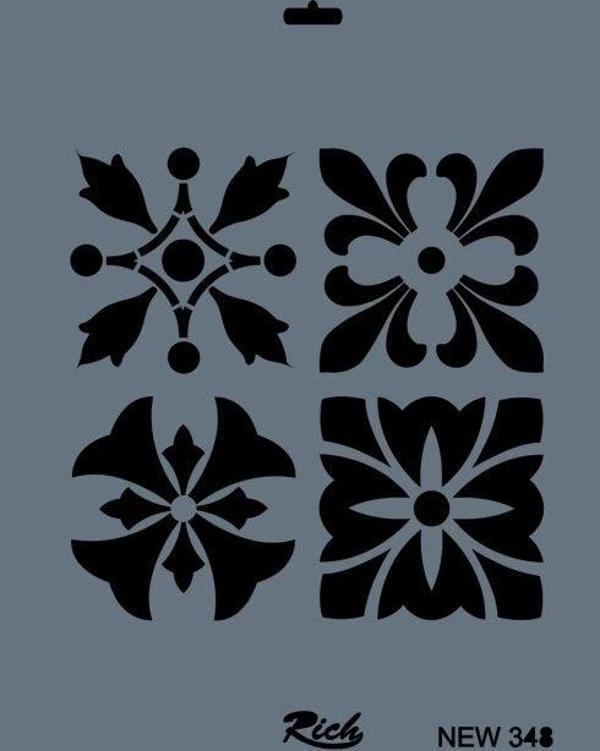 Supertrend Stencil Boyama Şablonu 25x35 cm. NEW-348 - Image 1