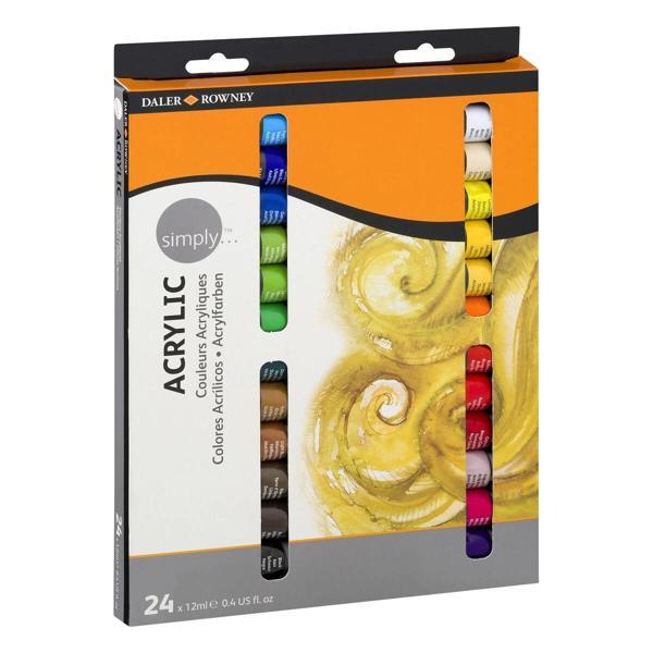 Supertrend Simply Akrilik Boya Seti 24 Renk x 12 ml.. - Image 1