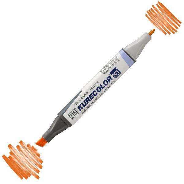 Supertrend Kurecolor Twin S Grafik Çizim Marker Kalemi 407 Orange - Image 1