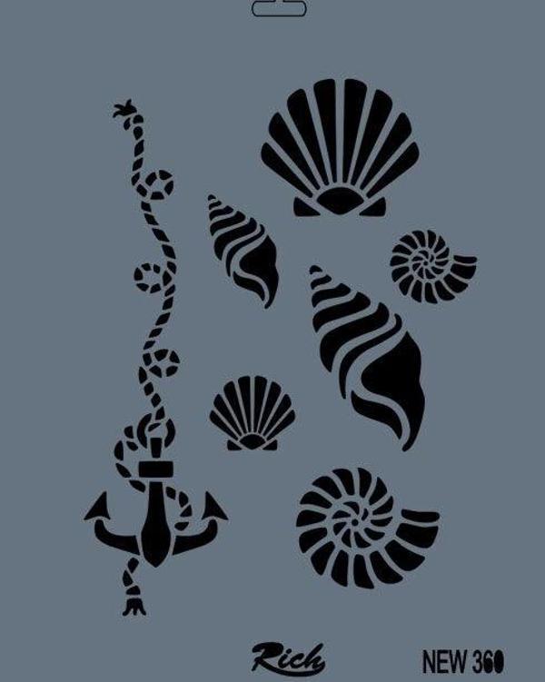 Supertrend Stencil Boyama Şablonu 25x35 cm. NEW-360 - Image 1