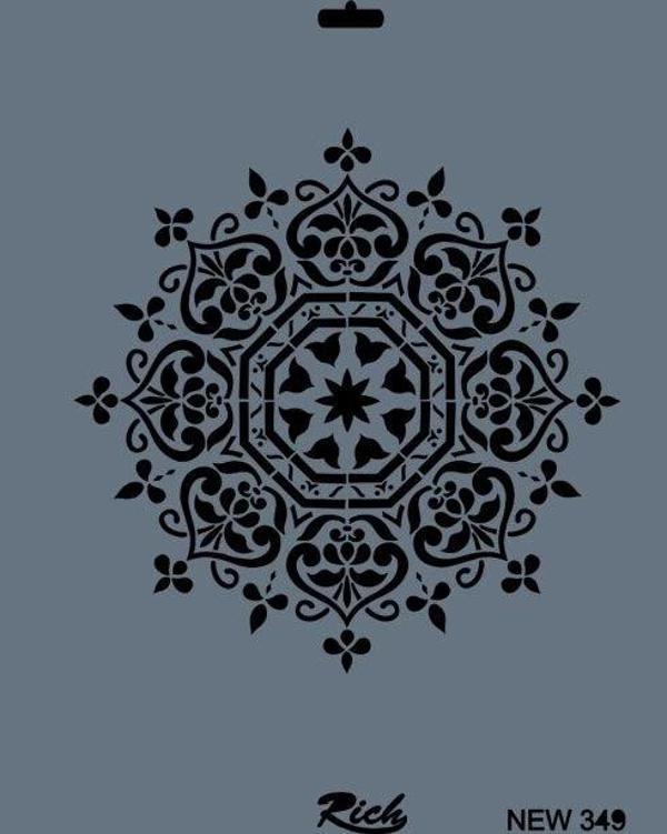 Supertrend Stencil Boyama Şablonu 25x35 cm. NEW-349 - Image 1