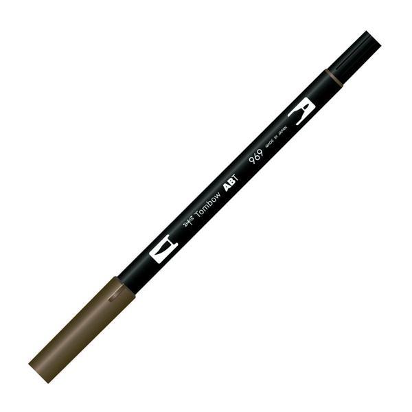 Supertrend Dual Brush Pen Grafik Çizim Kalemi 969 Chocolate - Image 1