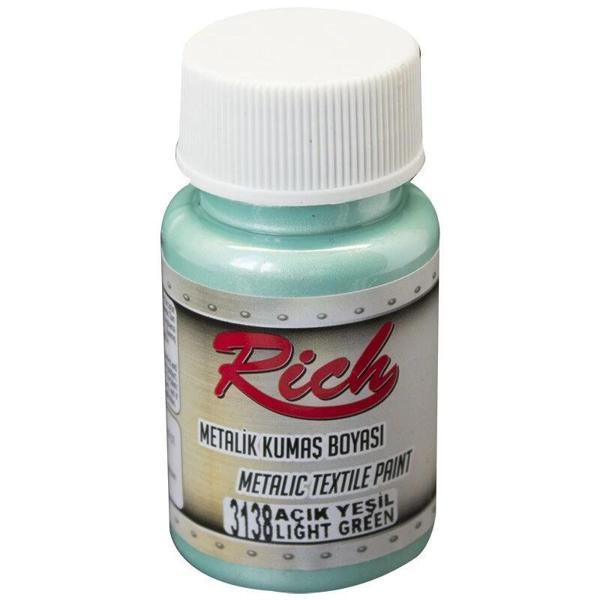 Supertrend Metalik Kumaş Boyası 50 cc. 3138 AÇIK YEŞİL - Image 1