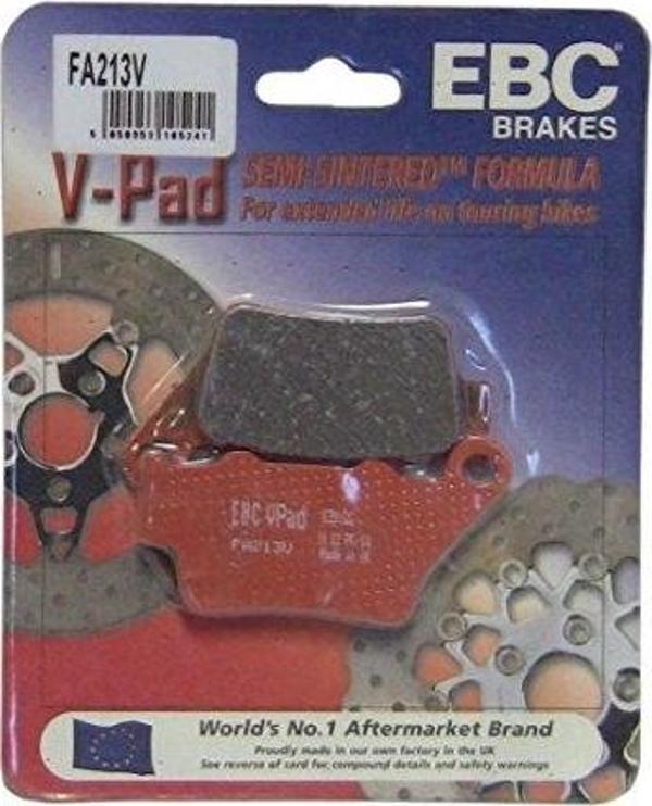 Yamaha Xt 660 X Arka Fren Balatası Ebc Fa213V Yarı Sinterli Balat - Image 1