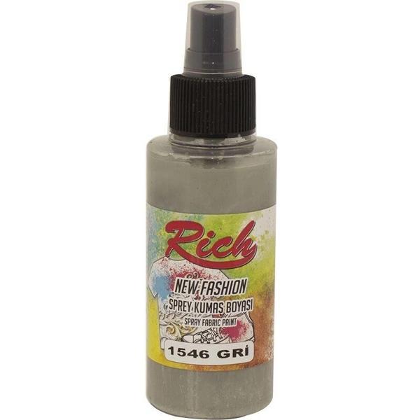 Supertrend New Fashion Sprey Kumaş Boyası 100 cc. 1546 GRİ - Image 1