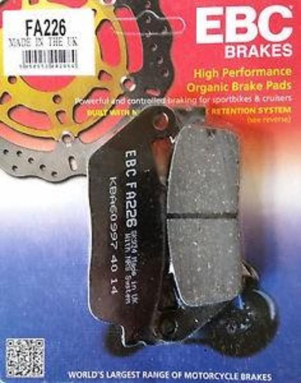 Triumph Tiger 800 Xr Ön Fren Balatası Ebc Fa226 Balata - Image 1