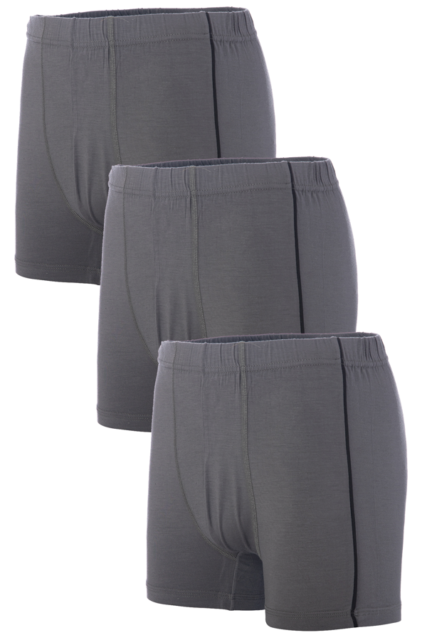 3 lü Erkek Bambu Likralı Esnek Boxer Seti 413 - Image 1