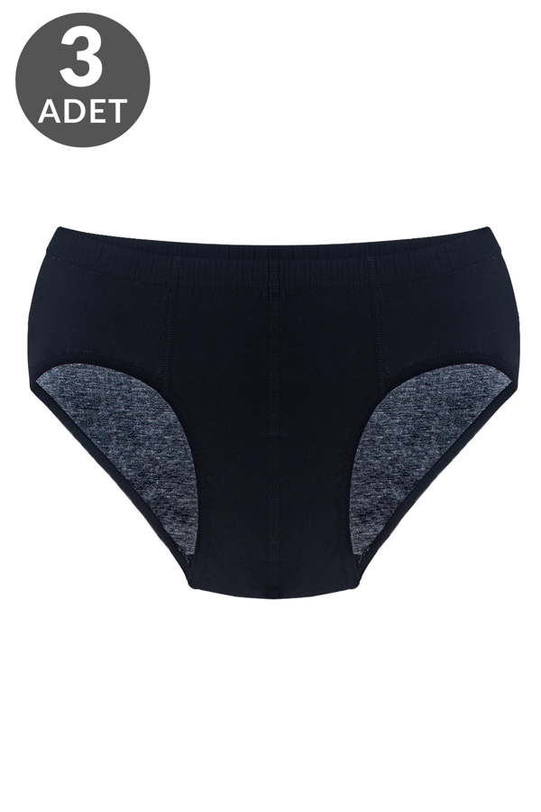 3 lü Erkek %100 Pamuklu Süprem Külot 213 - Image 1
