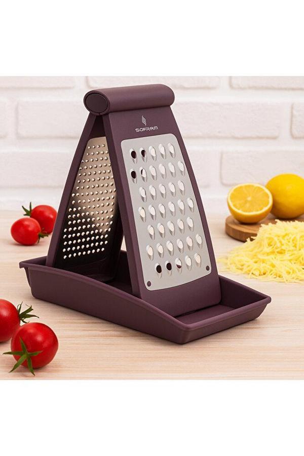 Smart 2 Parça Rende Seti – Paslanmaz Çelik, Katlanabilir Tasarım, Kompakt ve Şık Mutfak Gereci - Image 1