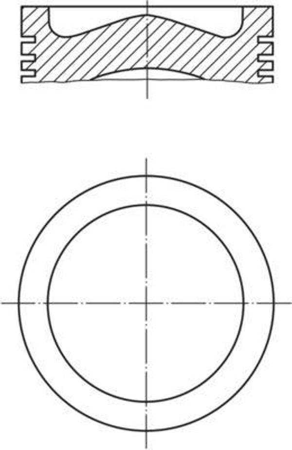 PİSTON SEGMAN FIESTA/207/208/2008/206 /DS3/C3 1.4 TDCİ 70 PS EURO 5 0.50 ÇAP: 73.70MM 1987838407-02 AV2Q6K108AA 0628W2 8772771 1699856 - Image 1