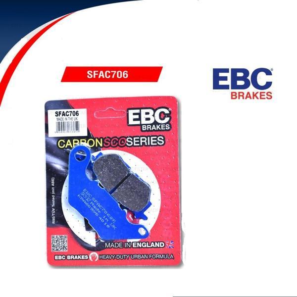 Ebc Yamaha X-Max 300 ABS Arka Fren Balatası  SFAC706 Karbon Balata - Image 1