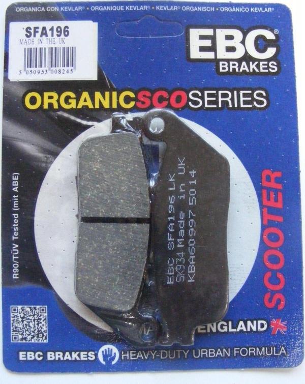 Ebc Sfa196 2018-2023 Honda NSS250 (Forza 250) Uyumlu Ön Fren Balatası Organik Balata - Image 1
