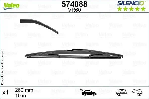 SILECEK SUPURGESI ARKA 260MM MERCEDES B-CLASS W246 2011-2018 . RENAULT CAPTUR 2020 A2468201045 287903260R - Image 1