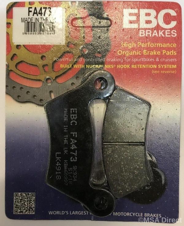 Ebc Fa473 2010-2012 Can-am Spyder RT-S Uyumlu Arka Fren Balatası Organik Balata - Image 1