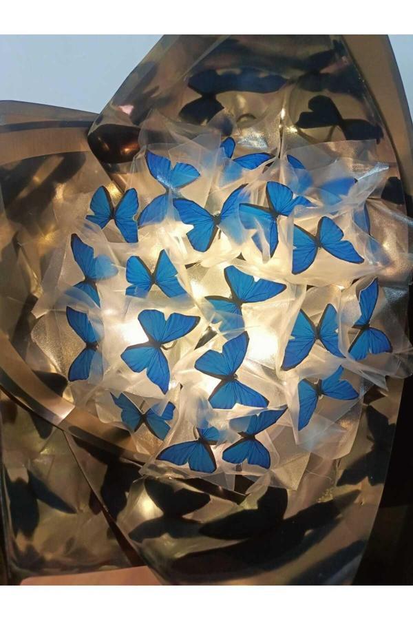 Redblue Mavi Kelebek Buketi - Image 1