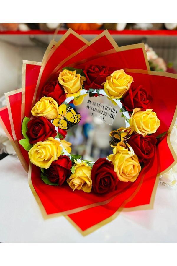 Tasarım Işıklı Ayna Buketi - Image 1