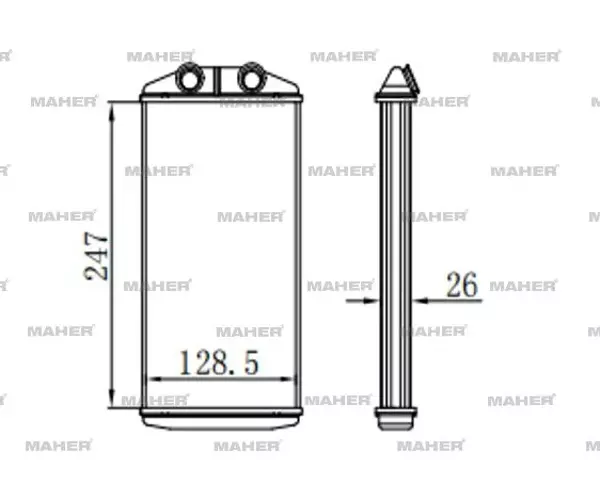 RADYATÖR KALORİFER C-ELYSEE 2012 / 301 2012 BRAZING 1609171580 - Image 1