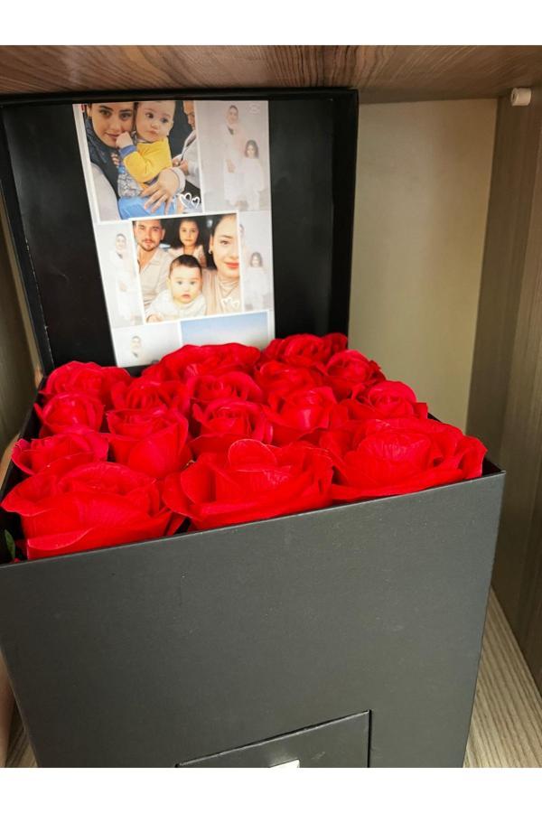 Kayzen Kişiye Özel Fotoğraflı Gül Kutusu - Image 1