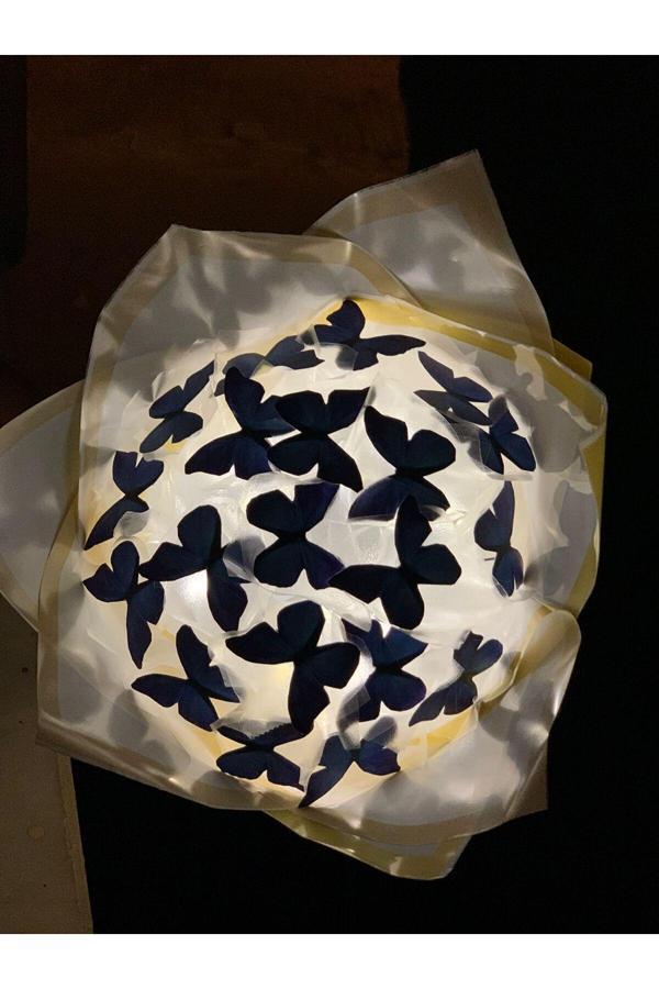 Redblue Mavi Kelebek Buketi - Image 1