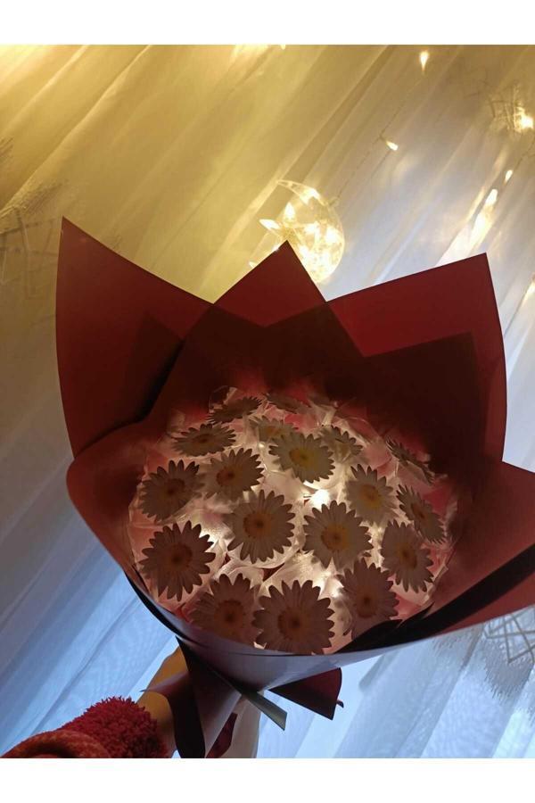 Redblue Ledli Papatya Buketi - Image 1