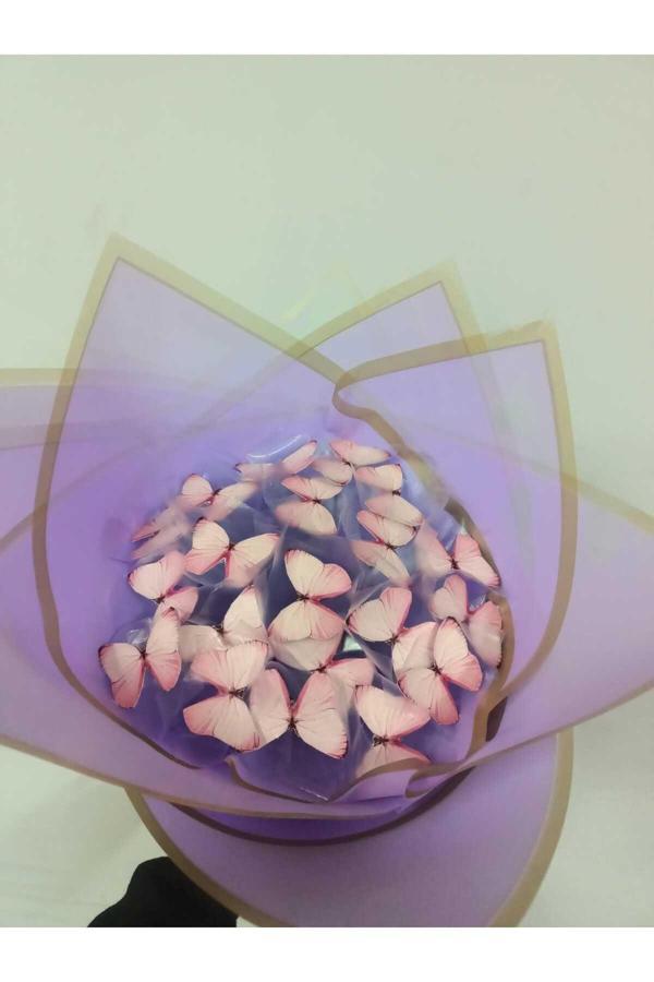 Redblue Ledli Kelebek Buketi - Image 1