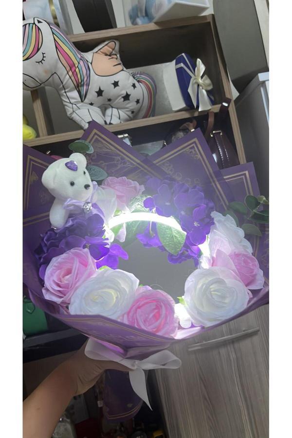 Kayzen Ayıcıklı Aynalı Buket - Image 1