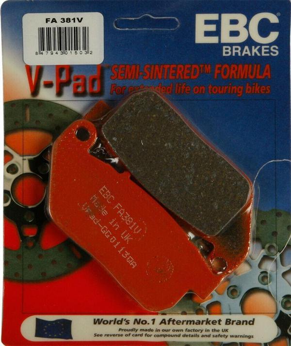 Ebc Fa381V 2004-2010 Harley-Davidson Sportster Custom XL883C Ön Fren Balatası - Image 1