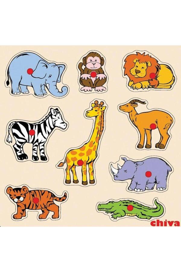 CS-1009 SAFARİ HAYVANLARI AHŞAP YAPBOZ - Image 1