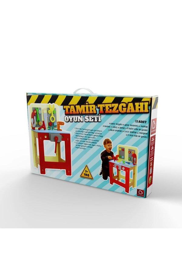 1014 Ahşap Tamirci Tezgahı - Oyuncak - Image 1