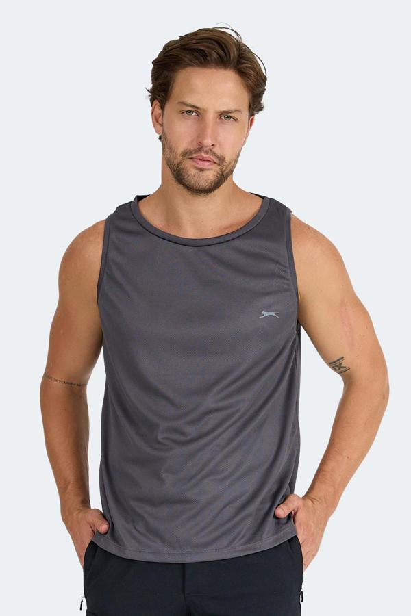 Slazenger RUN I Erkek Kolsuz Antrasit Atlet - Image 1