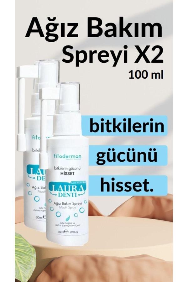 Lauradenti Diş Plak Önleyici,nefes Tazeleyici Ağız Bakım Spreyi 50 Ml*2'li Set - Image 1
