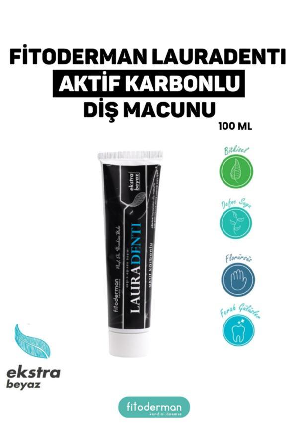 Lauradenti Leke Hassasiyet Önleyici, Ekstra Beyazlatıcı Aktif Karbonlu Diş Macunu 100 ml - Image 1