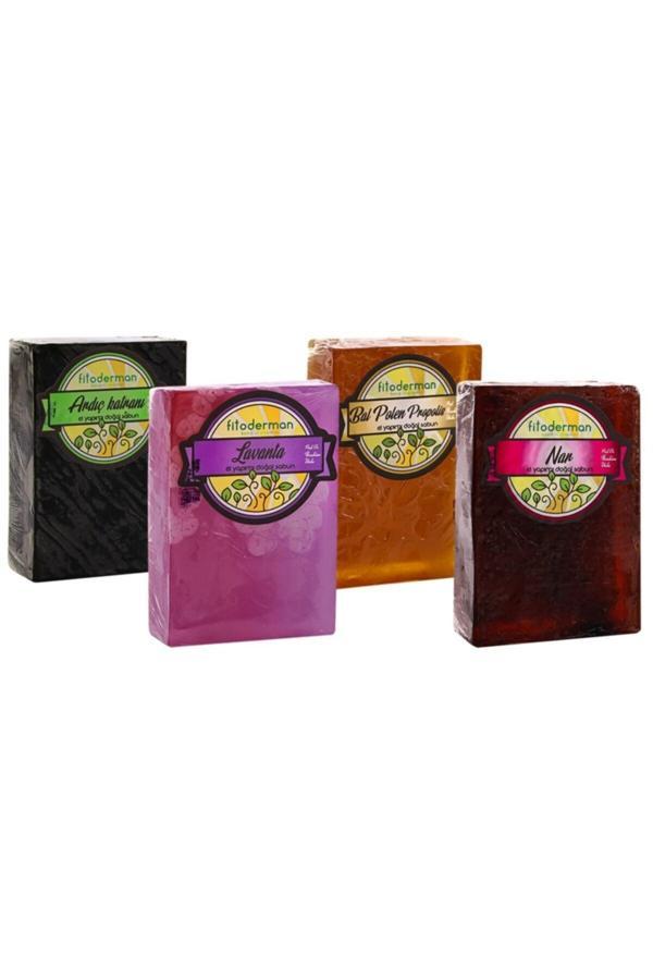 Doğal Besleyici Saç Ve Cilt Bakım Sabun Seti7 150 gr X 4 - Image 1