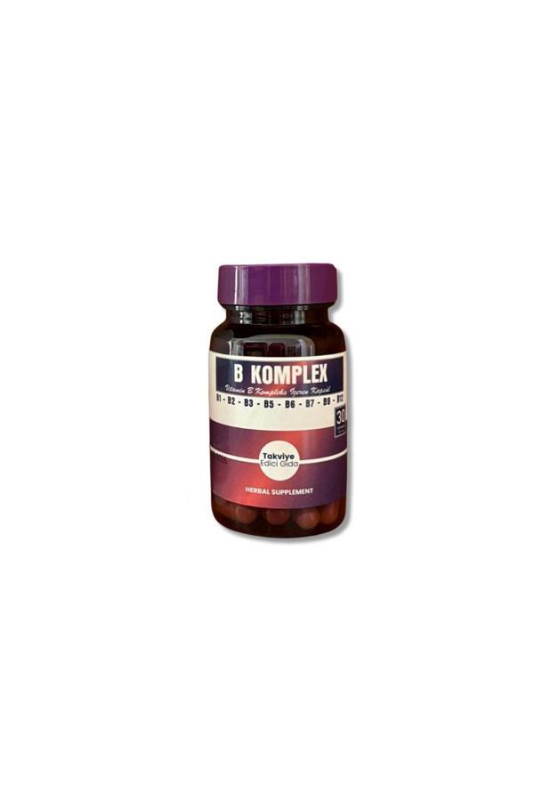 Vitamin B Komplex Içeren 30 Kapsül (B1-B2-B4-B5-B6-B7-B9-B12) - Image 1