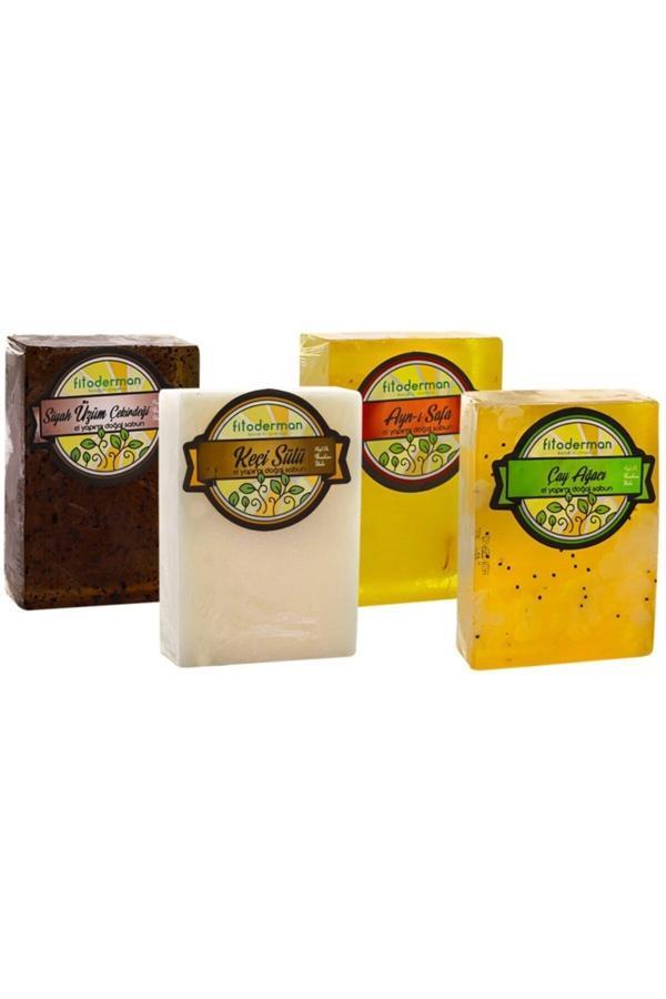 Doğal Canlandırıcı & Gözenek Sıkılaştırıcı Sabun Seti4 150 gr X 4 - Image 1