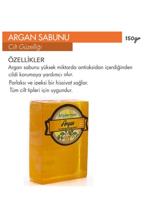 Doğal E Vitaminli Nemlendirici Onarıcı Cilt Ve Saç Yenileyici Argan Bakım Sabunu 150 gr - Image 1