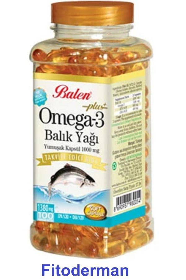 Omega 3 Balık Yağı 1000 Mg 100 Kapsül Tse Helal - Image 1