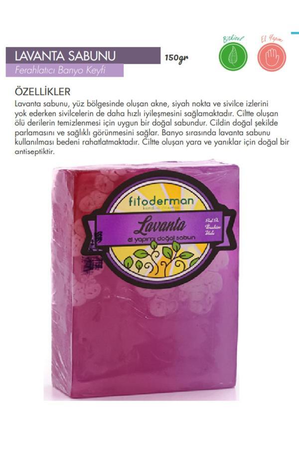 Yağlı Ciltlere Özel Önleyici & Dengeleyici Doğal Lavanta Bakım Sabunu 150 gr - Image 1
