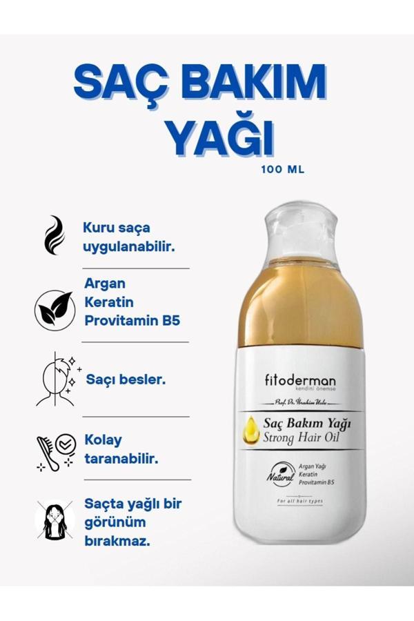 Kuru Saçlara Uygulanabilir, Saç Onarıcı, Kırılma Önleyici Argan Yoğunluklu Saç Bakım Yağı - Image 1