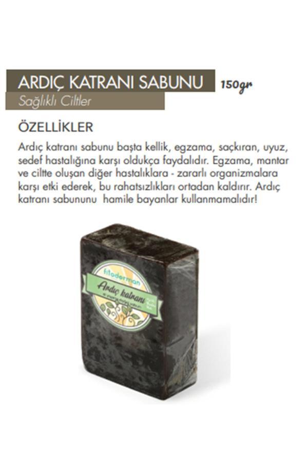 Siyah Nokta&akne Karşıtı&cilt Ve Saç Besleyici Doğal Ardıç Katranı Sabunu 150 gr - Image 1