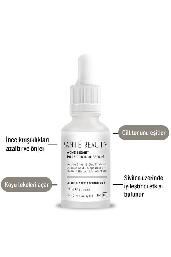 Siyah Nokta Ve Akne Gidermeye Yardımcı %1 Kaplı Retinol Içerikli Acne Bıome Control Serum 30 Ml - Image 1