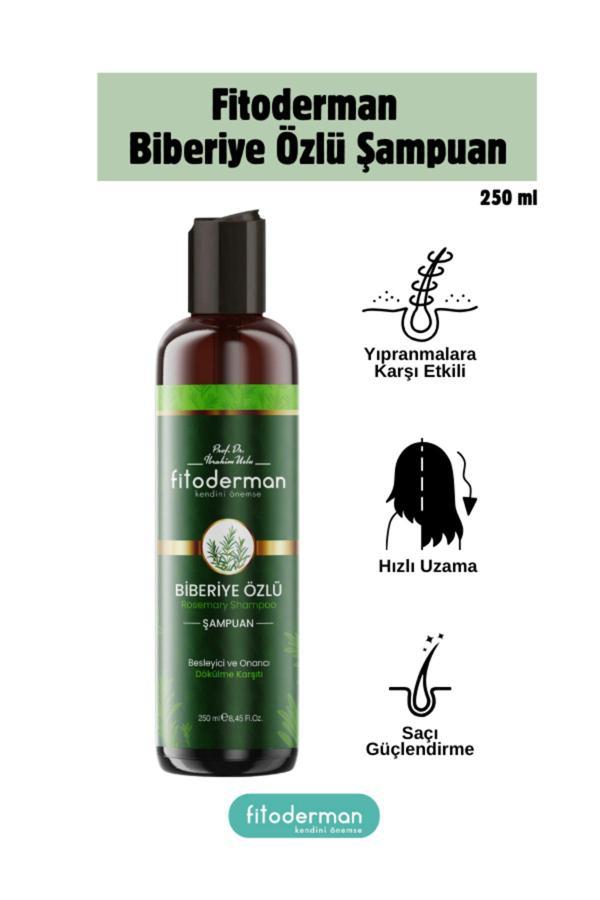 Biberiye Özlü Besleyici Ve Onarıcı Dökülme Karşıtı Bitkisel Şampuan 250 ml - Image 1