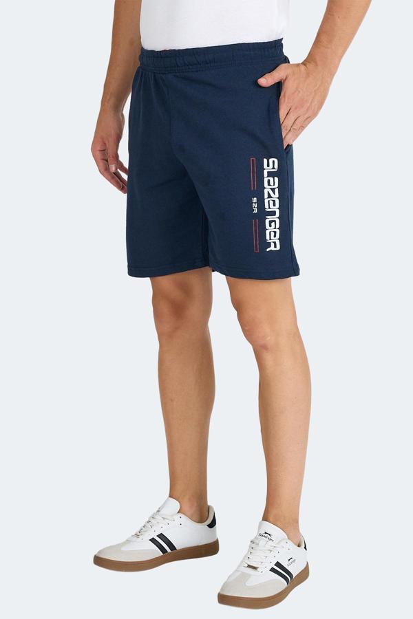 Slazenger NEBO I Erkek Cepli Lacivert Şort - Image 1