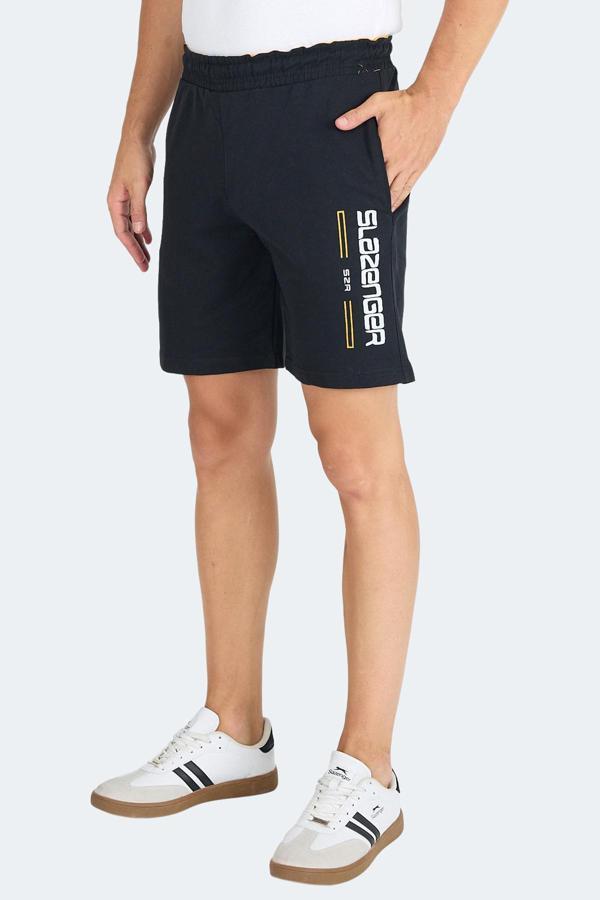 Slazenger NEBO I Erkek Cepli Siyah Şort - Image 1