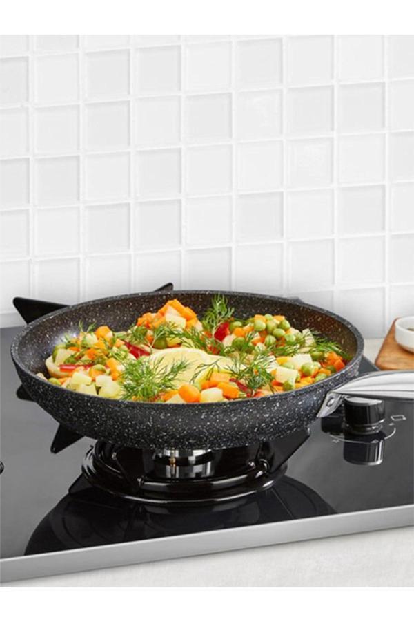 Falez Black Line Granit Döküm 20 Cm Tava Siyah - Image 1