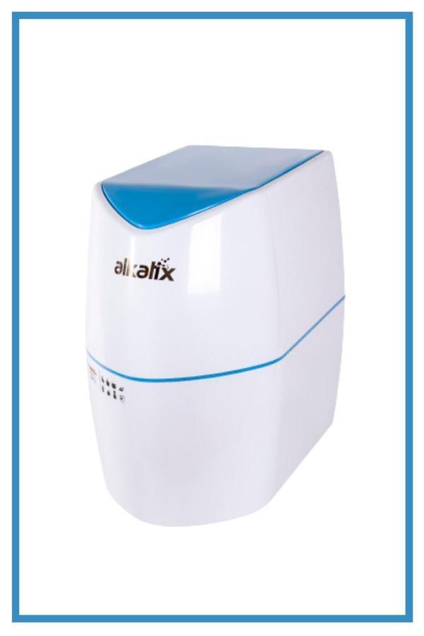 Alkalix 13 Aşamalı Kapalı Kasa Premium Compact Pompasız Mineralli 8 Litre Mavi Su Arıtma Cihazı - Image 1