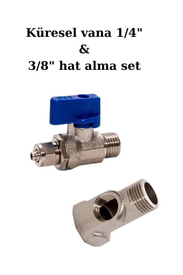 Water Jobs Su Arıtma Cihazı Küresel Vana Ve 3/8 Hat Alma Aparatı - Image 1