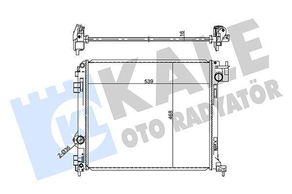 RADYATÖR NISSAN QASHQAI 2 J11 1.5 DCI 2013-KADRAJ 1.6 DCI 2015 AL/BRZ 214104EA0A 214104EA1A 214107399R - Image 1