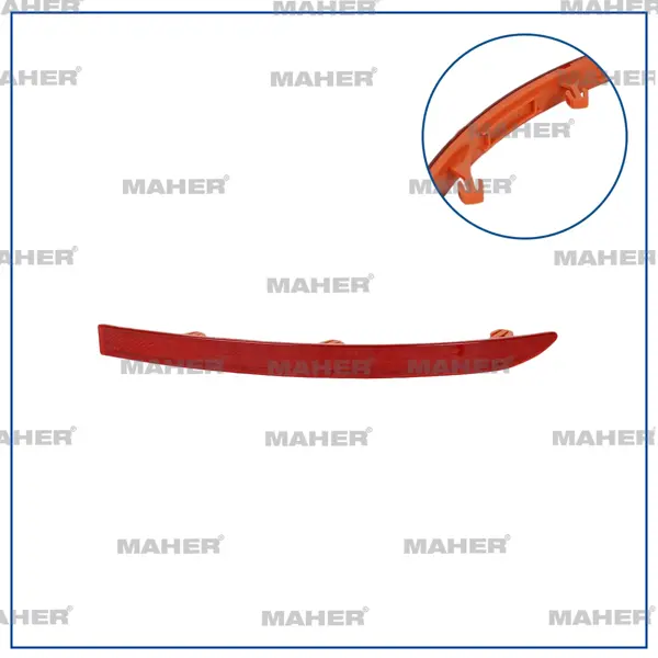REFLEKTOR TAMPON TIGUAN 2008-2016 ARKA SAG 5N0945106 - Image 1