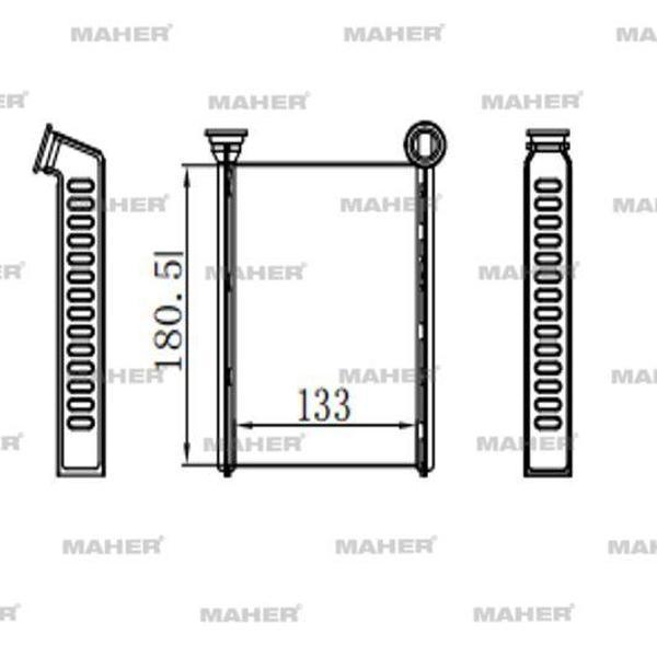 RADYATÖR KALORİFER CLIO 4 2012 / SYMBOL 3 2012 / SANDERO 2 2013 / CAPTUR 2013 BRAZING 271153553R - Image 1